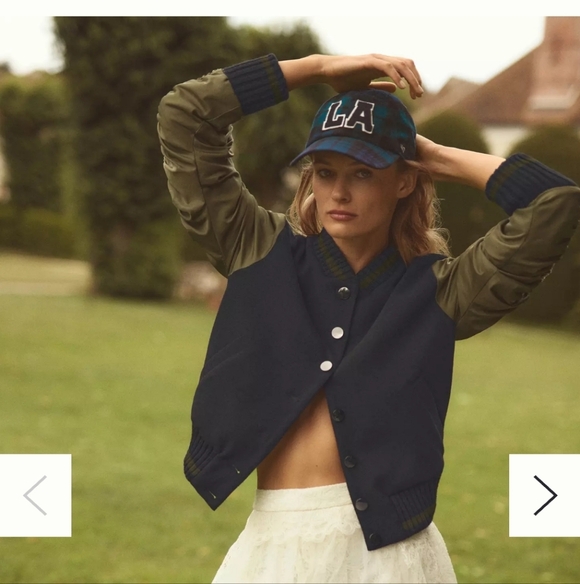 '47 Plaid LA Varsity Baseball Cap - Picture 4 of 5